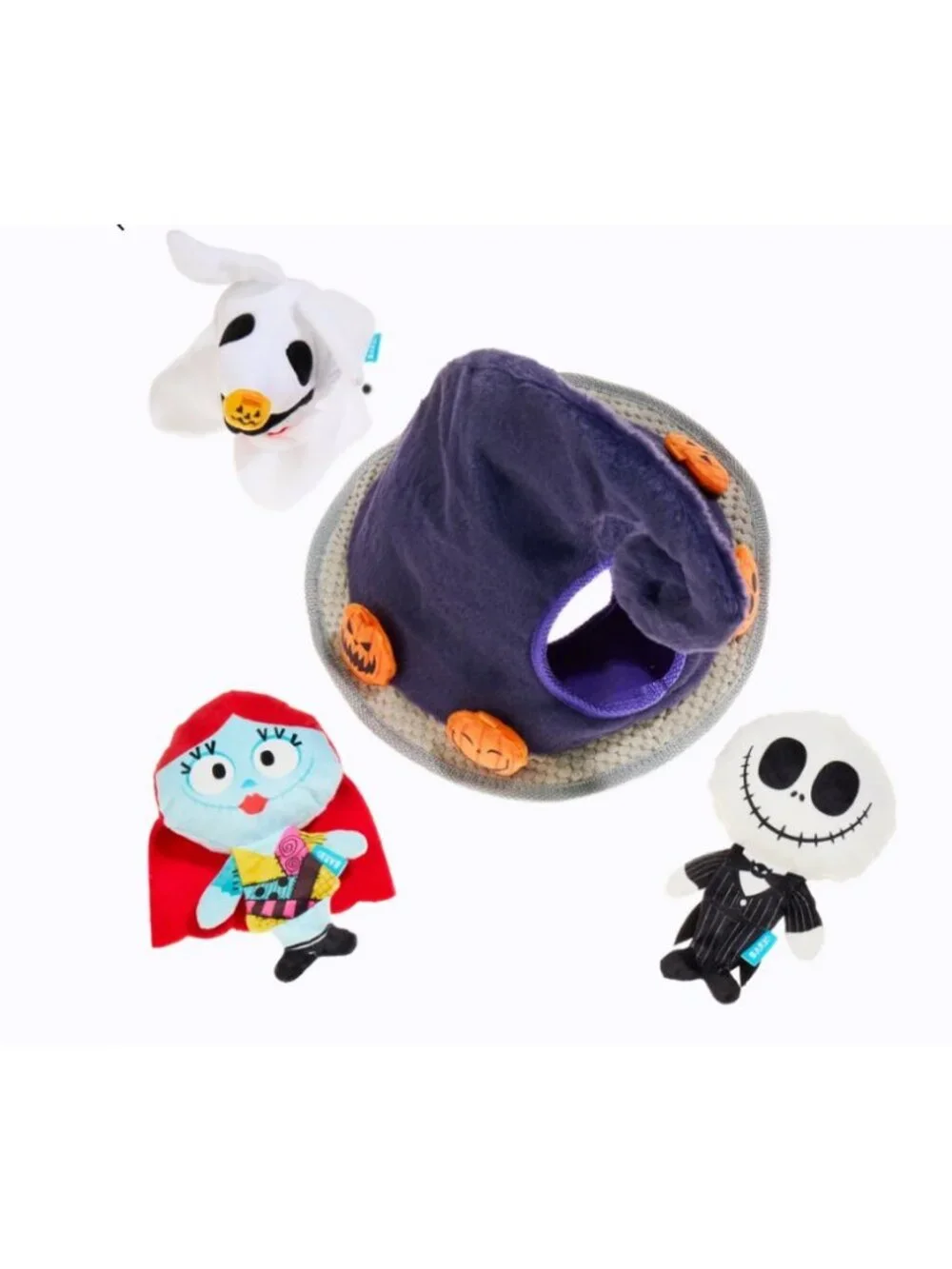 BARK Disney Nightmare Before Christmas Halloween Town Dog Toy Jack Sally Zero